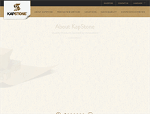 Tablet Screenshot of kapstonepaper.com
